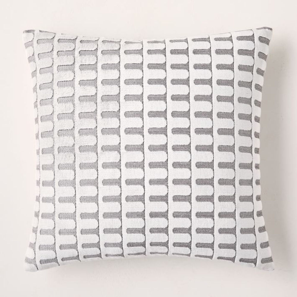 West elm pillow covers 2 pc cut velvet archways 24”